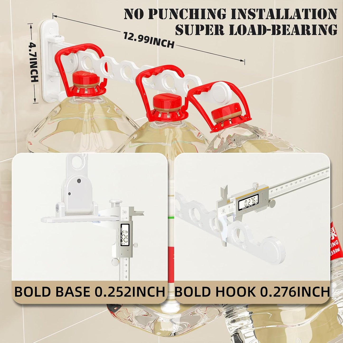 Wall Mounted Clothes Hanger Drying Folding Racks | Full 180° horizontal & vertical pivot