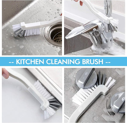 Dish Scrub Brush 8PCS Small Scrub Brush Nylon Gap Cleaning Brush for Household Use on Bathroom, Kitchen, Tile Floors, Sink, Grooves, Window Tracks (8 Brushes + 8 Hooks)