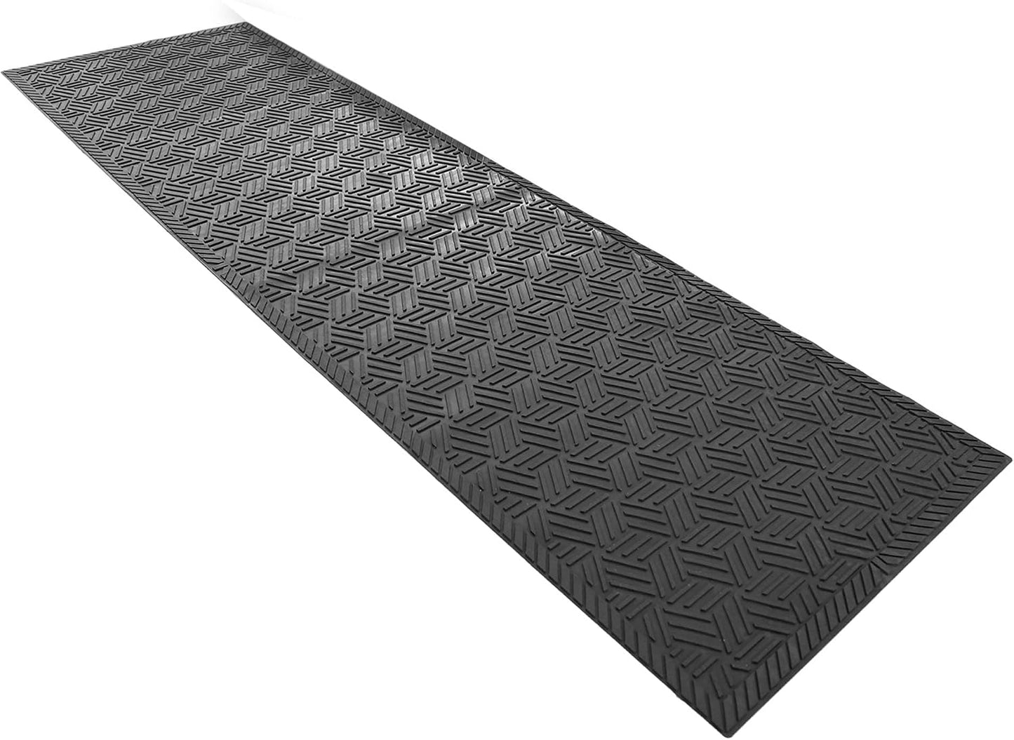 M+A Matting SuperScrape Plus Outdoor Heavy-Duty Scraper Mat – Lightweight Durable Oil-Proof Slip-Resistant High-Traffic Indoor/Outdoor Entrance Mat for Commercial Use, Rectangular, Black, 4' x 6'