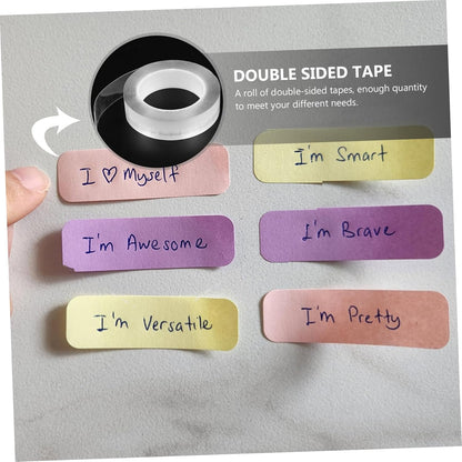 Invisible Nano Double Sided Tape Thin Strong Adhesive Removable Washable for Crafting Wall Mounting