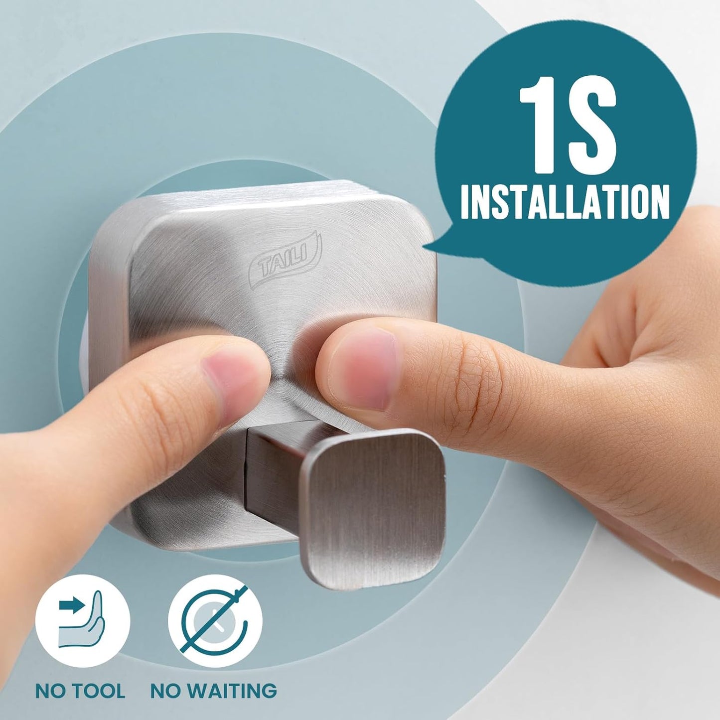 TAILI Suction Cup Razor Holder in Shower 2 Pack, Towel, Loofah, Shaver Holder for Bathroom Wall, Powerful Suction Cup Shower Hooks, Easy to Install and Reuse, White