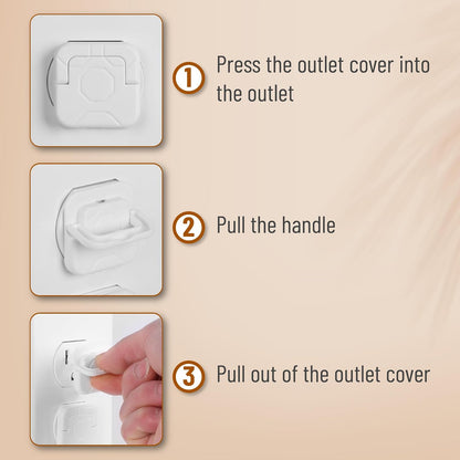 Bates Outlet Covers - Baby Proofing, 10 Pack, 3 Prongs, Child Proof