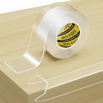 Clear Edge Protector Strip, 1.18in x 9.84FT, Sharp Edge Wrap Cover Tape, Self Adhesive Protective Bumper Corner Guards for Cabinet Door Desk Glass Table Bed Furniture, Kitchen Countertop, Waterproof