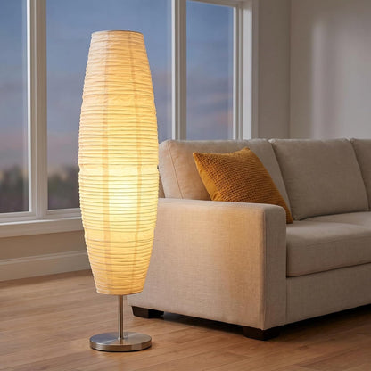 SHINEOFI Paper Lamp Shade Floor Lamp Shade Foldable Floor Lampshade Replacement for Bedroom Light Accessory Home Hotel Bedside Desk