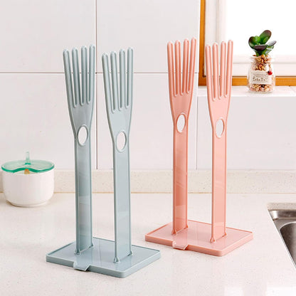 Glove Drying Rack,Dish Glove Holder,Kitchen Gloves Holder,Reusable Washing Rack,Sink Stand,for Kitchen,Laundry,Bathroom
