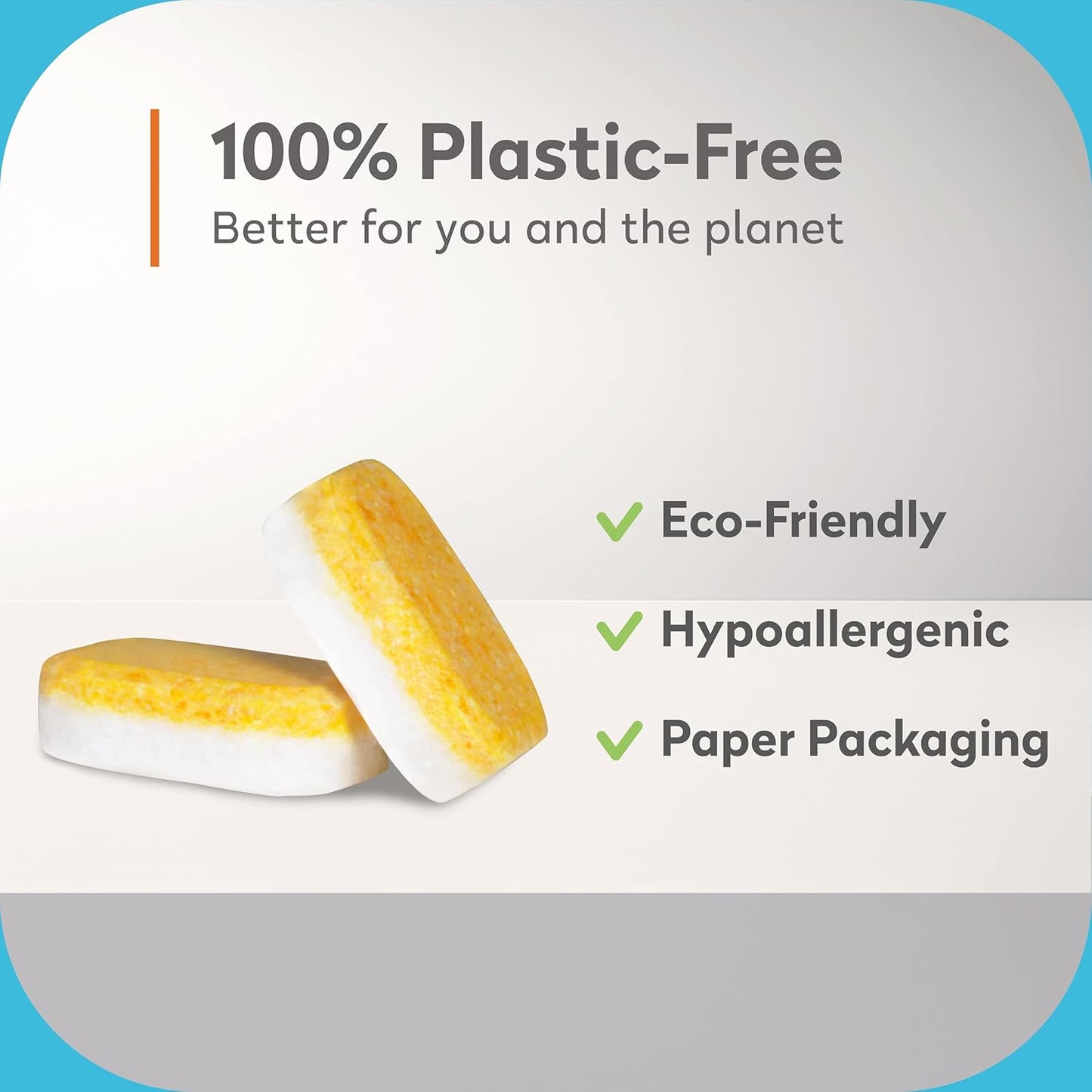 Orange House Plant Based Dishwasher Tabs 56 Count | 100% Food Grade Orange Oil, Deep Clean, Eco-Friendly, No Synthetic Fragrance, No Harmful Chemical, Paper Packaging