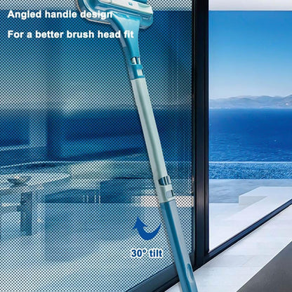 Window Screen Cleaning Brush, Double Sided Window Cleaning Brush and Scraper, Mesh Screen Cleaner,Multi-Purpose CleaningBrush for Patio, Door, Porch Screens