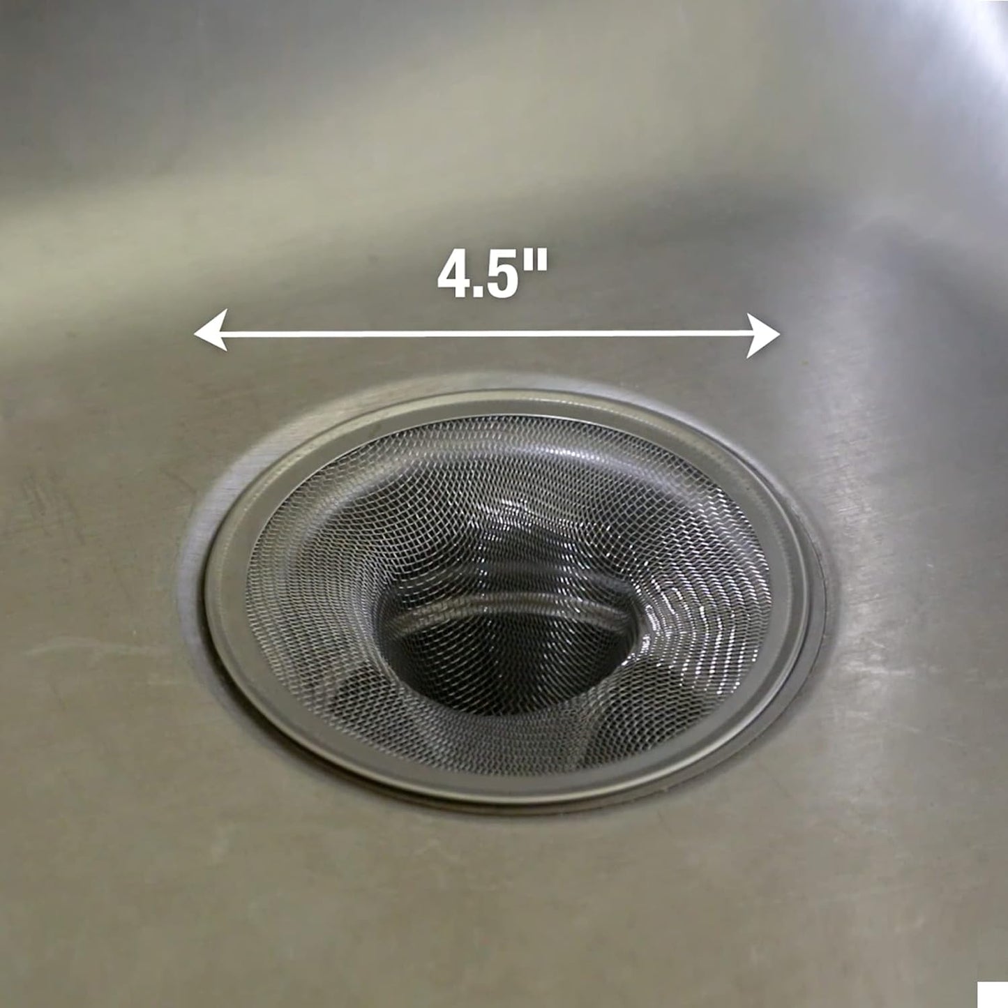 Danco 88821 2-3/4-Inch Tub Mesh Strainer, Stainless Steel, Silver