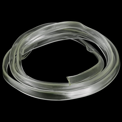 uxcell U Channel Edge Trim, 4.9ft Length Soft Rubber Guard Seal Strip Edge Protector Fit for 1-2mm Edge, (9/32" W x 5/32" H) Clear