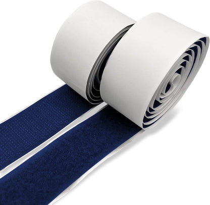 1 inch Black Hook and Loop Tape 1 Yd Self Adhesive Tape Sticky Back Heavy Duty Fastener Ideal for Window Fixing Net Carpets DIY Project Handmade Craft Home Office