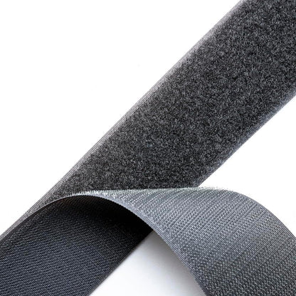 1 inch Black Hook and Loop Tape 1 Yd Self Adhesive Tape Sticky Back Heavy Duty Fastener Ideal for Window Fixing Net Carpets DIY Project Handmade Craft Home Office