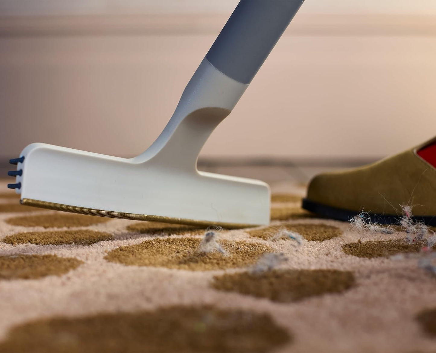 Joseph Joseph CleanTech 2-in-1 Tile and Tub Scrubber and Grout Cleaning Brush with V-Shaped Bristles