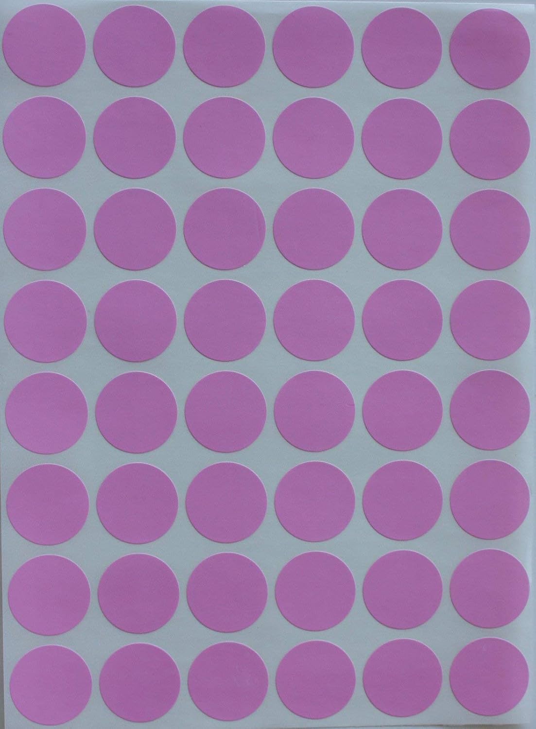 Royal Green Dot Sticker 11/16" Inch (17mm) Colored Labels in Purple - 2400 Pack - Colors A