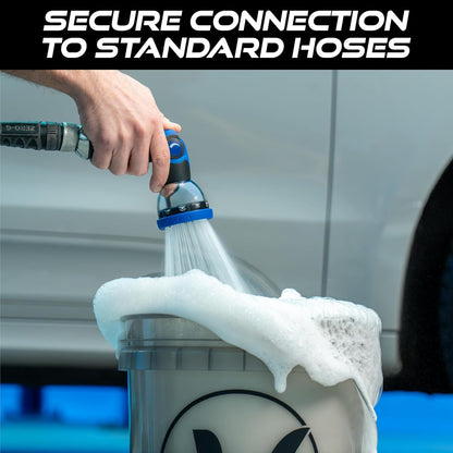VIKING Hose Nozzle, Garden Hose Nozzle with 8 Spray Patterns, Adjustable and Heavy Duty for Washing Car, Watering Plants, Washing Pets, and Home Use