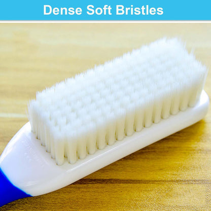 3 Pack Laundry Scrub Brush Shoe Laundry Stain Brush with Long Handle Very Soft Bristle Cleaning Brush for Clothes Shoes Sneaker Protable Laundry Brush for Stains on Clothes