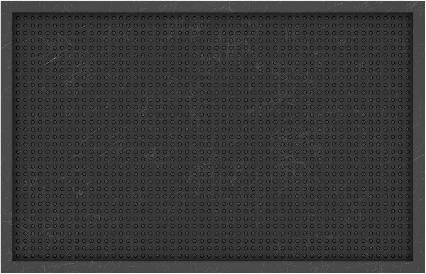 Ottomanson Indoor/Outdoor Boot Tray Non-Slip Rubber 16" x 32" Modern Entryway Mat for Entryway, Patio, Backyard, Garage, 16" x 32", Black