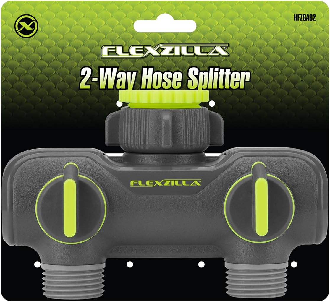 Flexzilla 2-Way Hose Splitter, ZillaGreen™