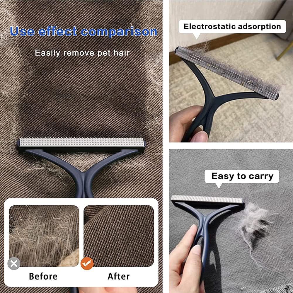 Lint Remover 3-Pack,Lint Shaver Cleaner Pro,Carpet Rake,Lint Brush,Fur Removal Tool,Portable Carpet Scraper,Clothes,Car Mats,Couch,Pet Bed,Furniture