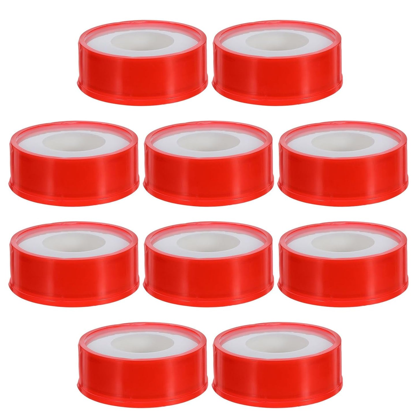 10 Rolls PTFE Plumbers Tape Pipe Thread Sealant Waterproof Leak Repair Tape for Plumbing Connections with Easy Installation, High Strength for Bathroom and New Installations