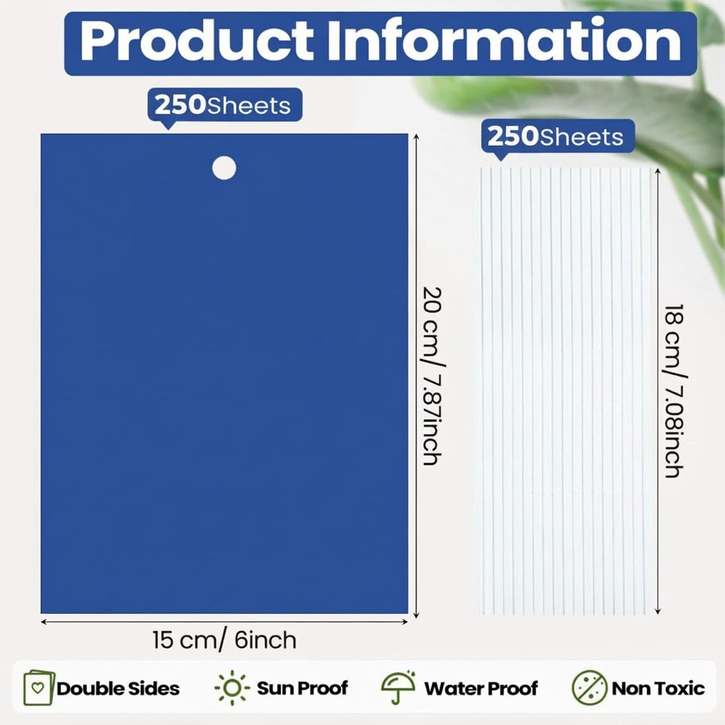 Qualirey 150 Pcs 6x8 Inch Yellow Sticky Traps for Gnats, Dual-Sided Sticky Gnat Traps for Indoor Outdoor Plants, Pest Control for Fungus Gnats, Fruit Flies, Whiteflies – Bulk Pack with Twist Ties