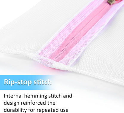 GOGOODA Mesh Laundry Bags for Delicates Durable Protective Wash Bags | Travel Storage Bags for Intimates Lingerie, 3PCS（3XXL）