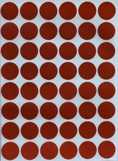 Royal Green Dot Sticker 11/16" Inch (17mm) Colored Labels in Purple - 2400 Pack - Colors A