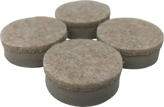 Shepherd Hardware 9916 1-1/2-Inch Heavy Duty Felt Gard Self-Adhesive Leveling Furniture Pads, 4-Pack , Beige