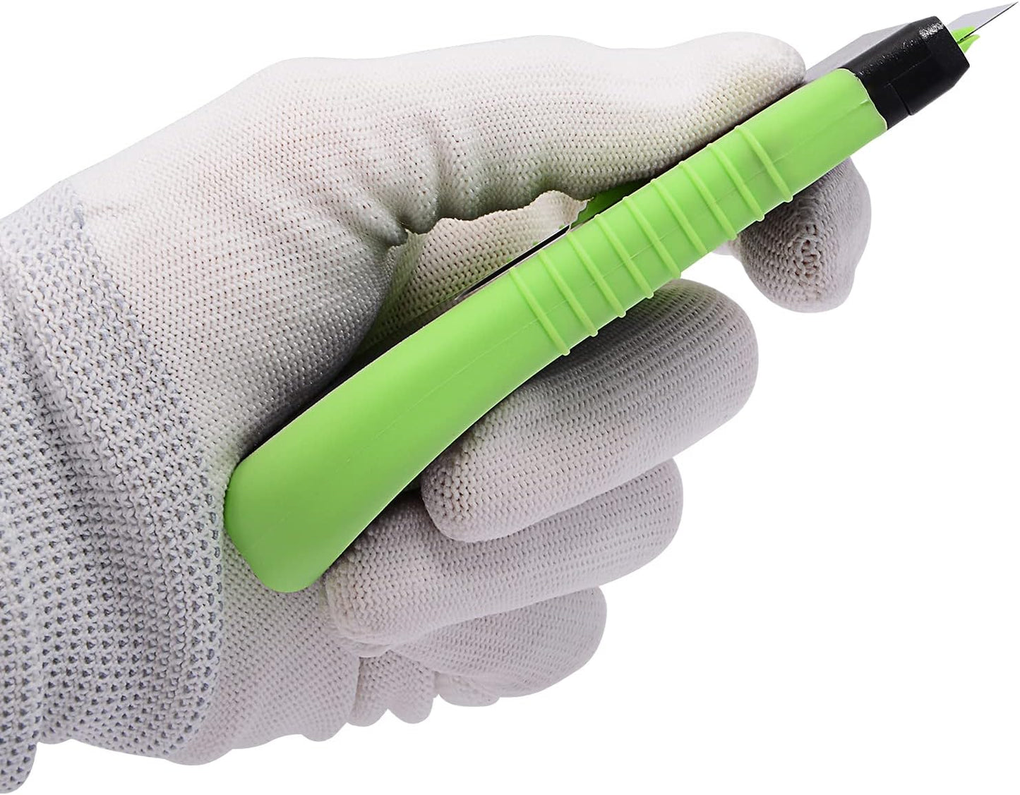 EHDIS Car Sticker Remover Glass Cooktop Razor Scraper with 10pcs Replace Blades for Label,Glue,Paint,Adhesive Remover,Oven Door, Stove Cleaning (Green)