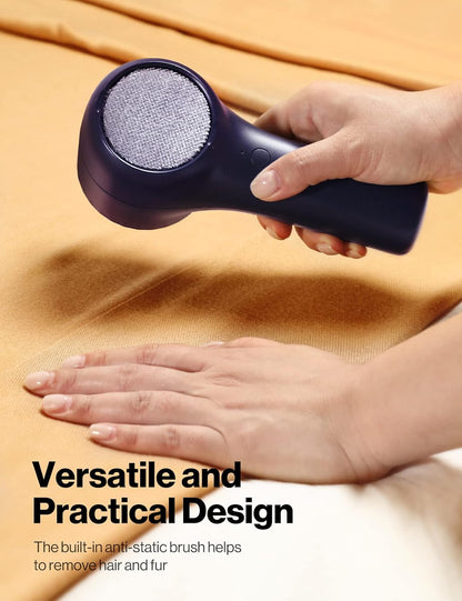 VASSON Fabric Shaver, Sweater Shavers to Remove Pilling, High-Perf Defuzzer, Rechargeable Electric Lint Shaver for Fuzz and Lint Balls from Clothing, Upholstery, Bedding (Blue)