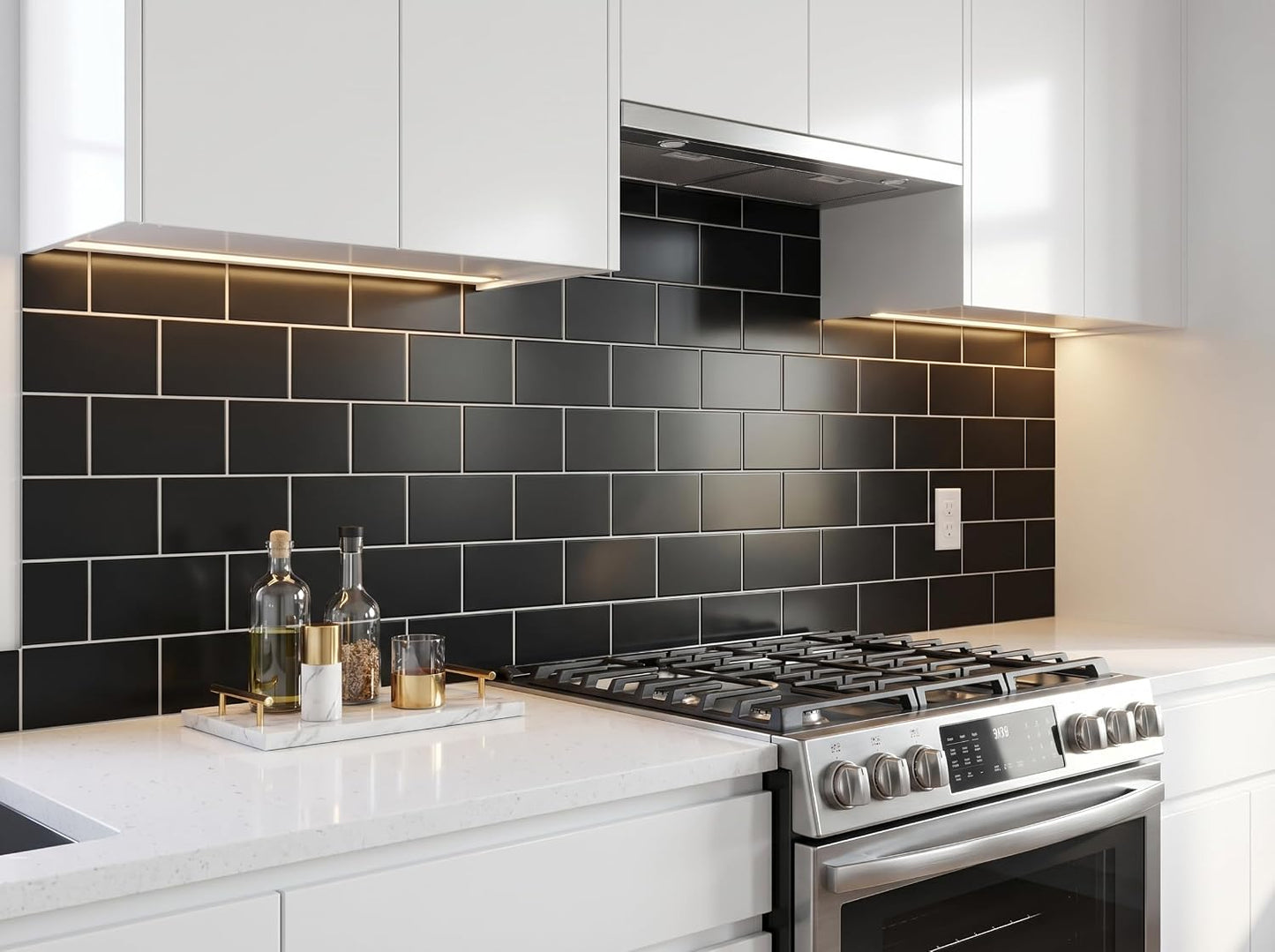 2026 New Upgrade Peel and Stick Backsplash Tile, Peel and Stick 11.34" X 11.57" Wall Tile for Kitchen, Bathroom, Fireplace, Laundry (Beige Ecru, 10 Packs)