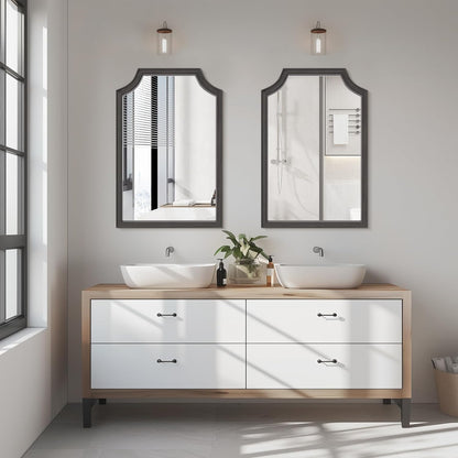 WallBeyond Full Length Mirror Wall Mounted 65"x22", Rustic Wooden Frame Floor Mirror, Large Full Body Mirror for Bedroom, Leaning or Hanging Against Wall, Natural