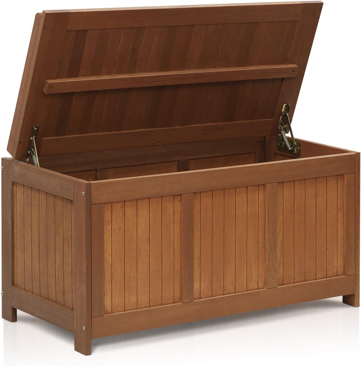 Furinno FG19749 Tioman Outdoor Hardwood Storage Box, Natural