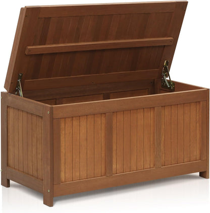 Furinno FG19749 Tioman Outdoor Hardwood Storage Box, Natural