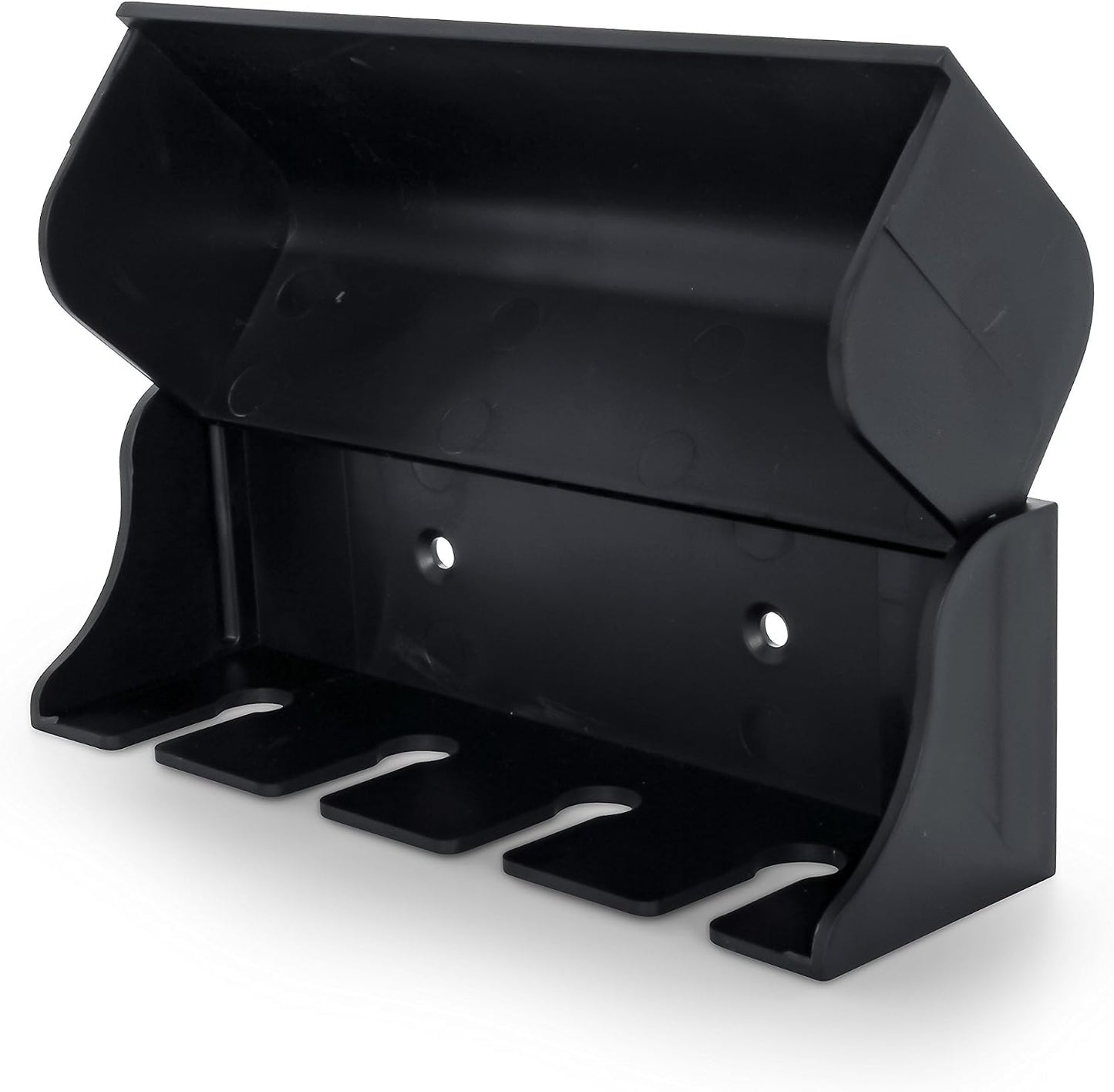Camco Pop-A-Toothbrush, Hygienic Toothbrush Holder, Holds 4 toothbrushes, Black (57207)