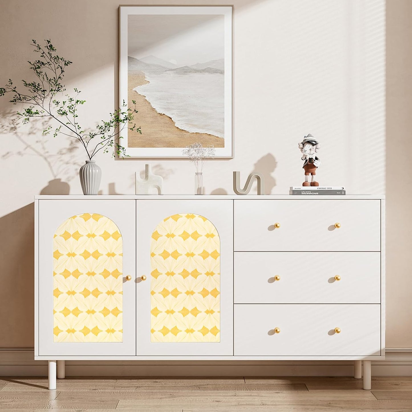 SOMWISE Frosted Glass Window Film, Heat Insulation, UV Block, Anti-Glare, One Way Privacy Tint, Static Cling for Home Bathroom Door, Renter Friendly, Day & Night Privacy