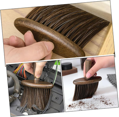 Portable Desktop Cleaning Brush with Soft Bristles for Keyboard Window Track and Narrow Crevice Cleaning Compact Dust Removal Tool for Household and Car Interior