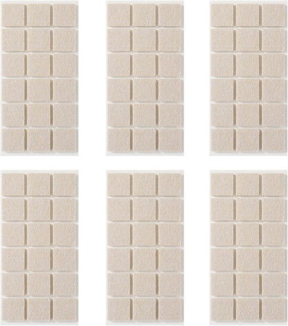 Furnigear Felt Furniture Pads for Hardwood Floors - Self Adhesive Chair Felt Pads, Floor Protector for Furniture Feet, Furniture Sliders Moving Your Furniture Smoothly - Anti Scratch 96 Pcs 3/4" Round