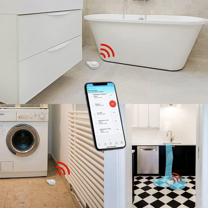 THIRDREALITY Zigbee Water Leak Sensor WL2 with Dripping & Leaking Detection, App Notifications, Zigbee Hub Needed, 3-Year Battery Life, No Battery & Srien, Support Home Assistant, SmartThings, Homey