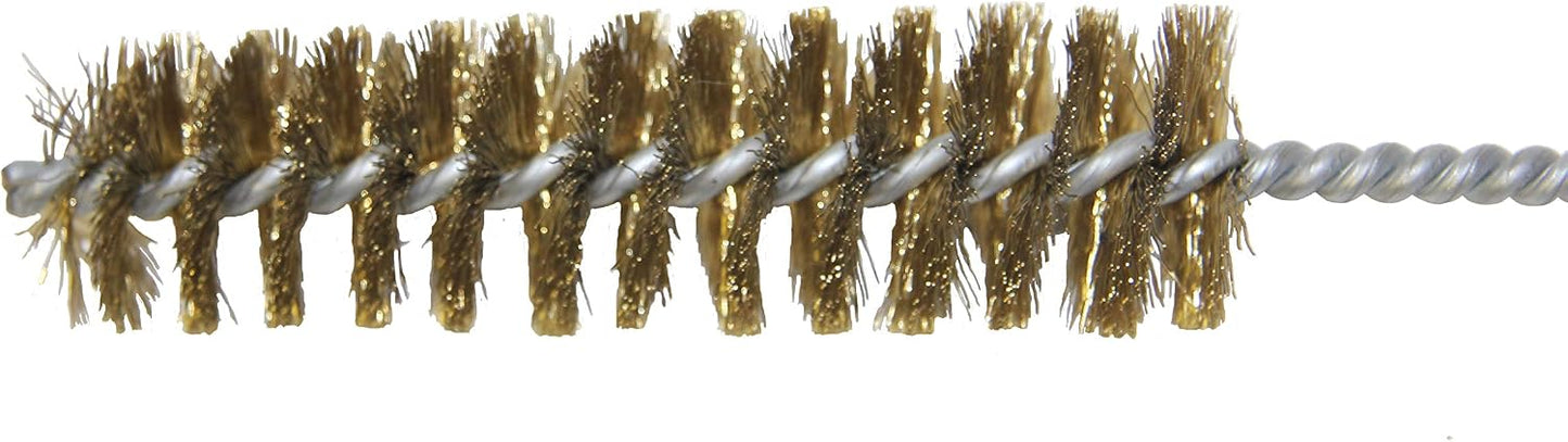 Deep Fryer Cleaning Brush – L-Shaped High-Temp Commercial Kitchen Tool - Heavy Duty Brass Bristles - Heat Resistant to 750F for Food Debris - Deep Fryer Cleaner - Made in USA by FryOilSaver Co. B53C