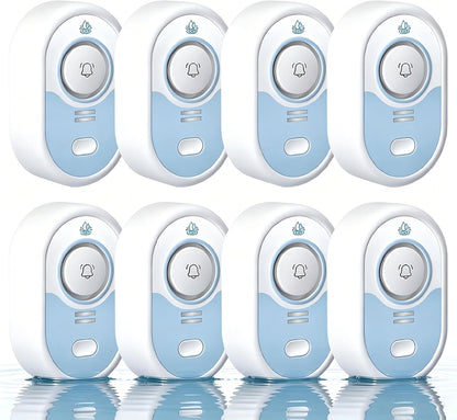 Water Leak Detector with Loud Alarm, 100dB Siren & LED Flash, Water Sensor Alarm for Home, Basement, Sump Pump, Kitchen, Bathroom, RV, Water Heater, Indoor Outdoor 5-Pack
