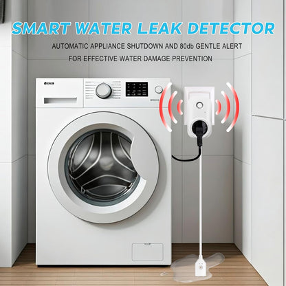 Smart Overflow Detection Sensor | Water Overflow Alarm with Real-Time Alerts for Home, Office & Basement Protection