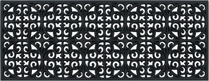 A1HC Outdoor Doormat, Natural Rubber, 18" x48”, Ideal for Outside entryway,Dirt Shoe Scraper,Heavy Duty Door mat for Indoor Outdoor,Rug Mats for Entry,Patio, Welcome Mats