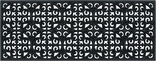 A1HC Outdoor Doormat, Natural Rubber, 18" x48”, Ideal for Outside entryway,Dirt Shoe Scraper,Heavy Duty Door mat for Indoor Outdoor,Rug Mats for Entry,Patio, Welcome Mats