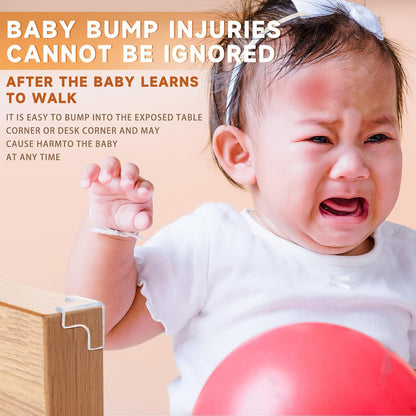 Corner Protector for Baby, Protectors Guards,Furniture Corner Guard ,Edge Safety Bumpers,Baby Proof Bumper,Cushion to Cover Sharp Furniture,Table Edges Clear and Transparent L Shape 20PCS