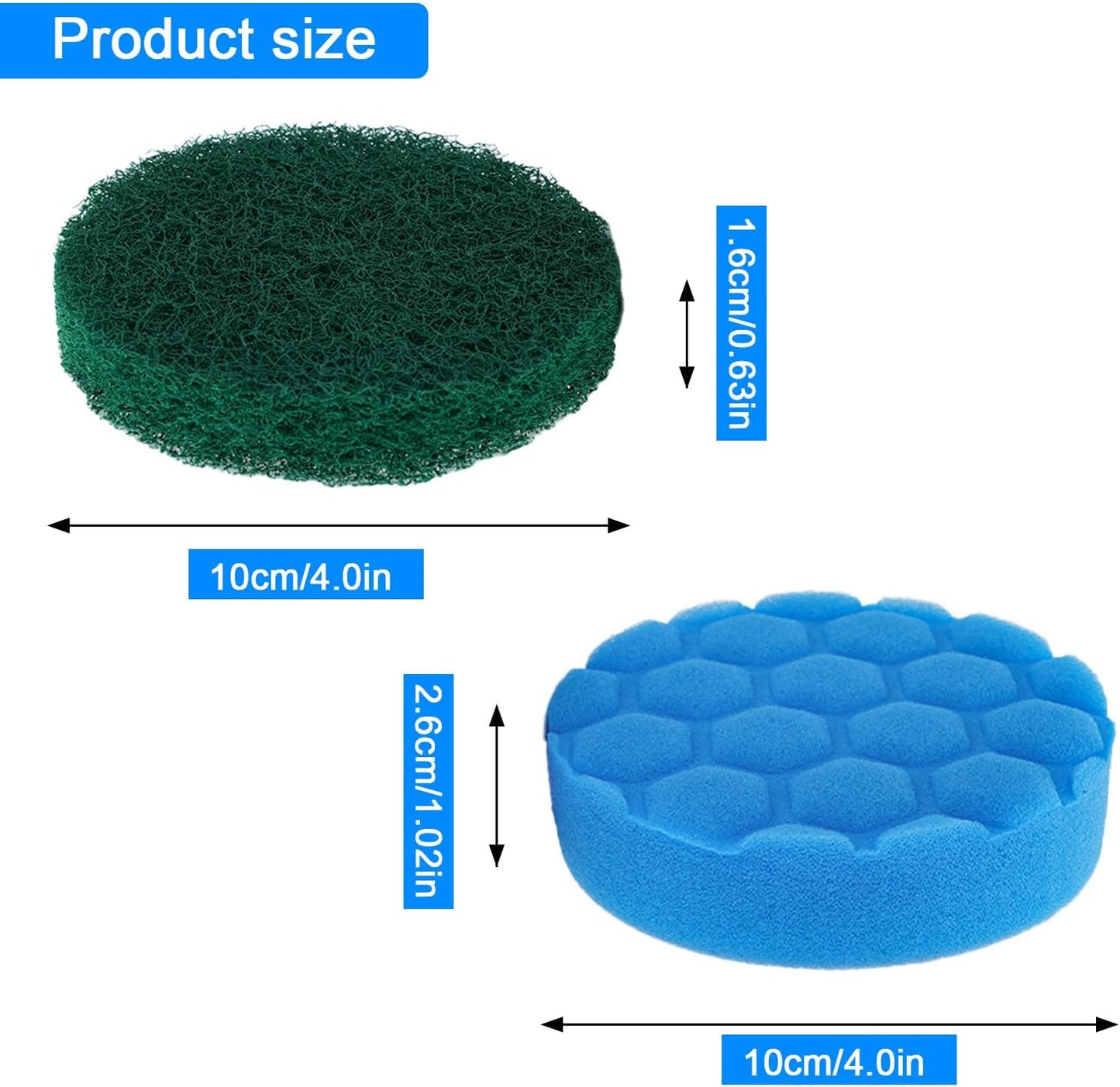 Electric Spin Scrubber Replacement Brush Heads Set, 10 Piece Replacement Brush Cleaning Kit for Cordless Power Scrubber, for Household Cleaning Brushes Kitchen Bathroom Floor Tile Car