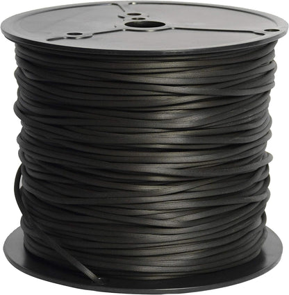 Screen Spline - 0.205" Round Retainer - 15lb Roll - Black Bulk Screen Holder for Door, Window & Net Fixing - Repair & Replacement