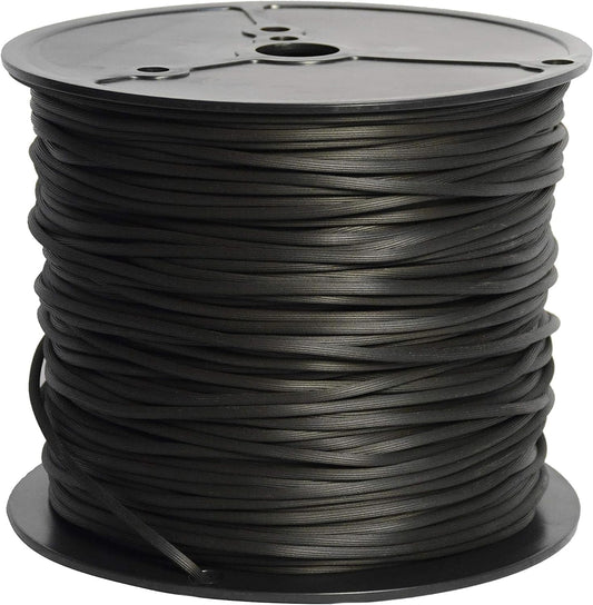 Screen Spline - 0.205" Round Retainer - 15lb Roll - Black Bulk Screen Holder for Door, Window & Net Fixing - Repair & Replacement