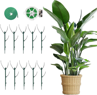 Stackable Monstera Plant Support,Garden Plant Stakes for Indoor Outdoor Plants,Garden Accessories for Climbing Potted Plants for Outdoor Potted Plants, Pothos, Vine, Flower Use (5Pcs)