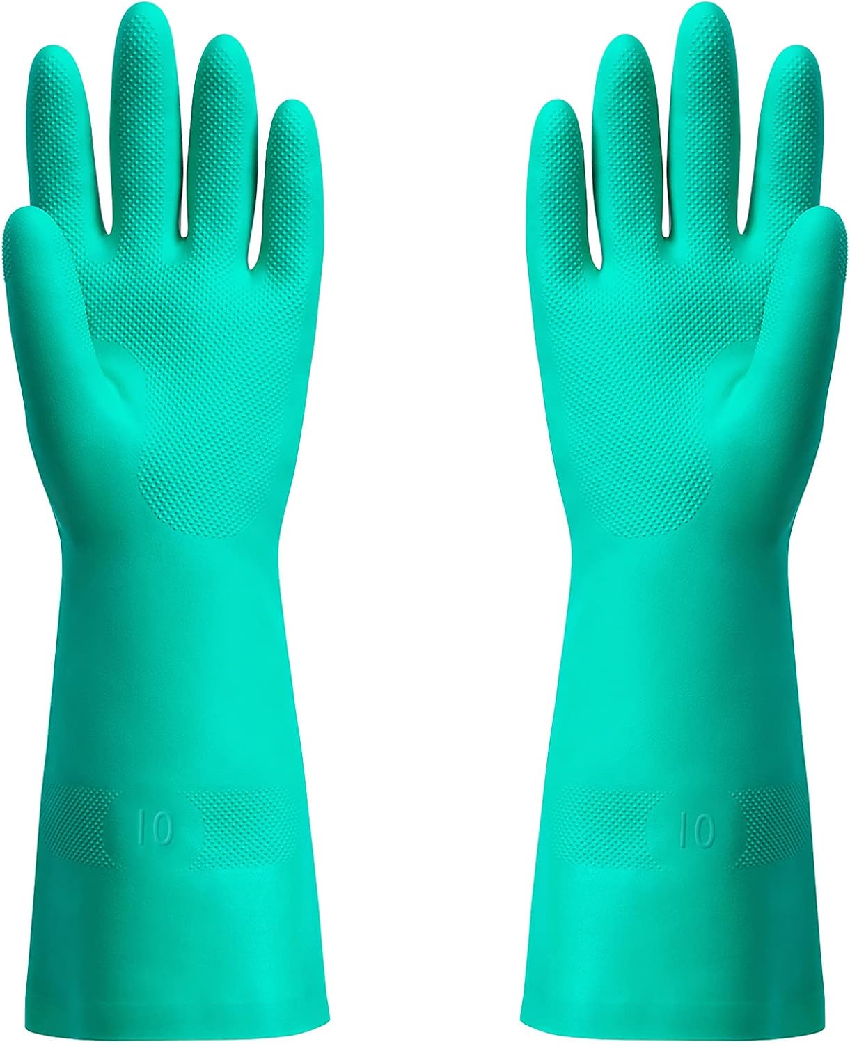 ThxToms Chemical Resistant Nitrile Gloves,Resist Household Acid, Alkali, Solvent and Oil, Latex Rubber Free, 1 Pair Extra Large