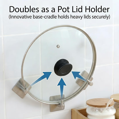 4 Pack Adhesive Hooks for Hanging - 304 Stainless Steel Heavy Duty Wall Hooks, Waterproof & Rustproof Towel Hooks for Bathroom, Self Adhesive Coat Hooks for Kitchen, Closet, Home Organization, Black